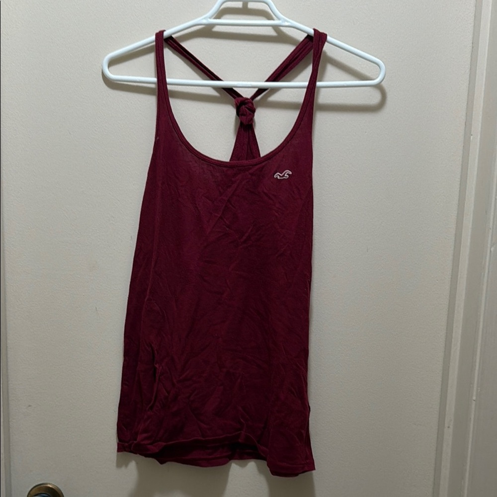 Hollister Burgundy Tank Top